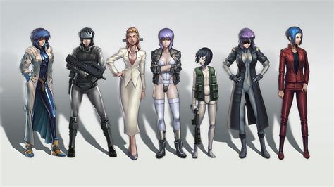 Online crop | HD wallpaper: Ghost in the Shell, manga, Kusanagi Motoko ...