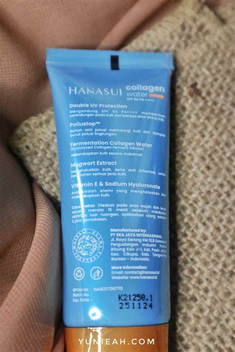 Hanasui Collagen Water Sunscreen SPF PA++++, Under 50k, worth it kah?