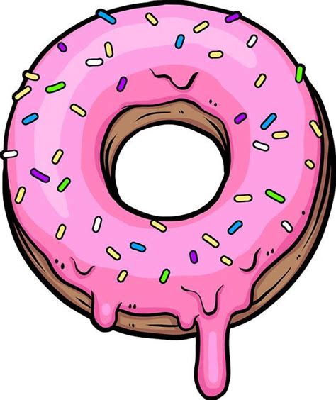 donut yazdır | Donas kawaii, Donas dibujos, Pegatinas bonitas