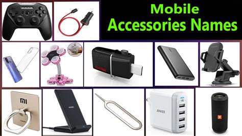 Mobile Accessories Name. Types of Mobile Accessories. Phone Gadget name ...