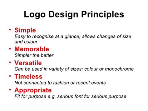 Logo design principles