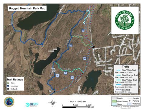 Ragged Mountain Trail Map map by New England Geosystems - Avenza Maps ...