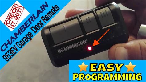 How To Program A Chamberlain Garage Door Opener Model 953estd | Dandk ...