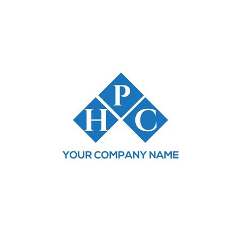 HPC letter logo design on white background. HPC creative initials ...