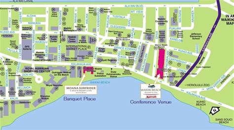 Printable Map Of Waikiki Hotels – Printable Map of The United States