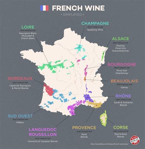 Map of France Wine Regions