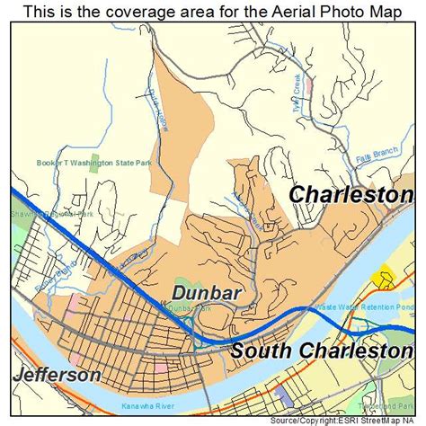 Aerial Photography Map of Dunbar, WV West Virginia