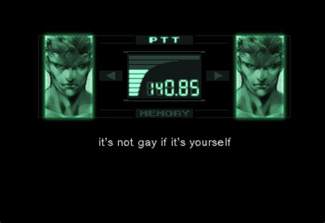 It's Not Gay | Metal Gear Codec Screen | Know Your Meme