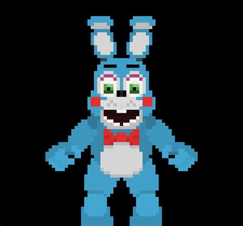 Toy bonnie jumpscare pixel art