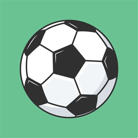 Soccer ball football cartoon icon vector illustration. Sports icon ...