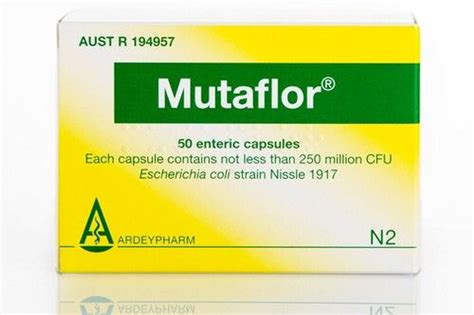 Buy Mutaflor® Escherichia coli strain Nissle 1917 Probiotic Capsules ...