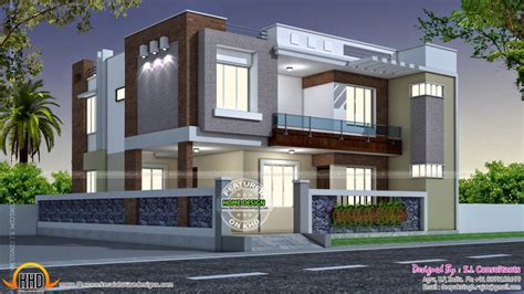 Middle Class Exterior House Designs For Indian Homes - Decoomo