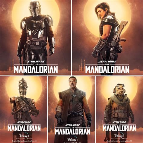 Star Wars: The Mandalorian New Character Posters & New Trailer Tonight