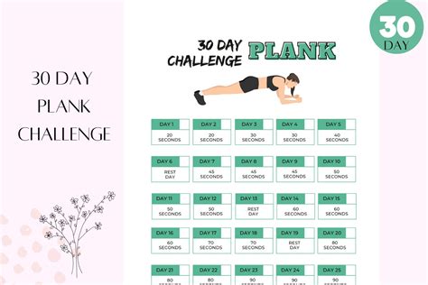 30 Day Plank Challenge 30 Day Challenge Printable | lupon.gov.ph