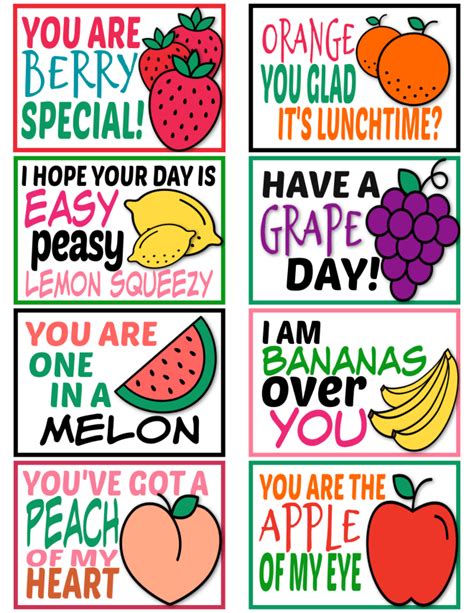 25 Free Printable Lunchbox Notes for Kids - Simple Mom Project