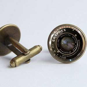 Old Camera Lens Cufflinks Men Jewelry Husband Gift Cufflinks Lens Men ...