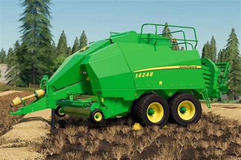 JOHN DEERE 1424C LARGE SQUARE BALER VERSION 1.0.0 Mod Mod Download