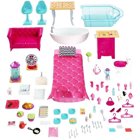 Barbie Dream House Furniture and Accessories, 2015 | Barbie doll ...