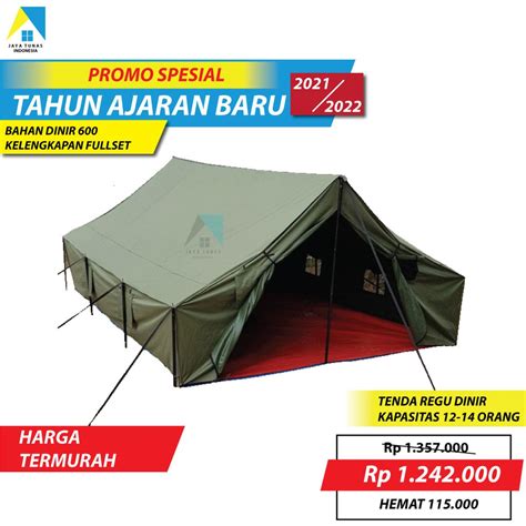 Jual Tenda Pramuka / Tenda A / Tenda Regu Pramuka / Tenda Komando ...