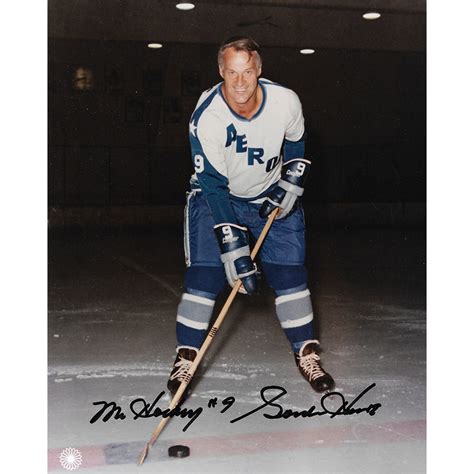 Gordie Howe Autographed Houston Aeros 8X10 Photo w/MR HOCKEY ...