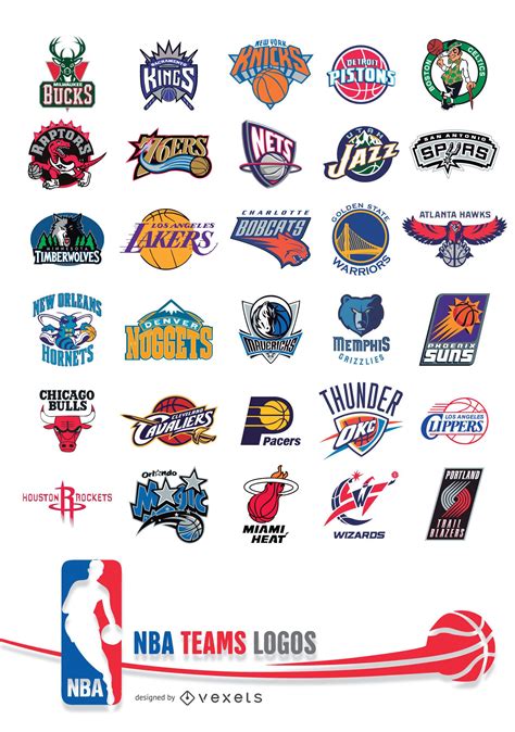 NBA Teams Logos Vector Download