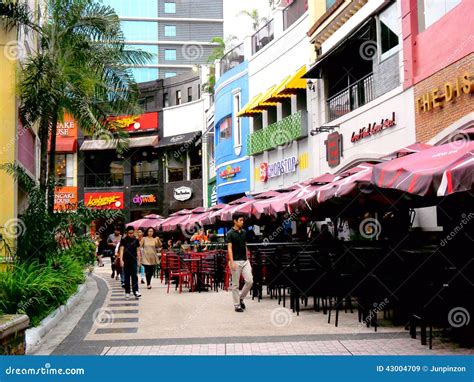 Libis, Quezon City, Philippines - Eastwood City Mall, Nighttime Scene ...