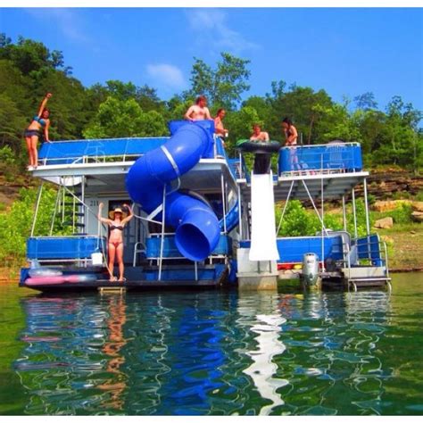 Pontoon Boat With Water Slide - bmp-extra