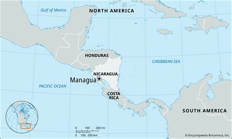 Managua On World Map - Gretna Hildegaard