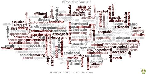 Positive adjectives that start with A | Positive adjectives, Describing ...