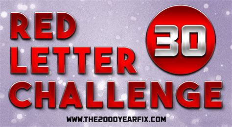 Red Letter Challenge | The 2000 Year Fix