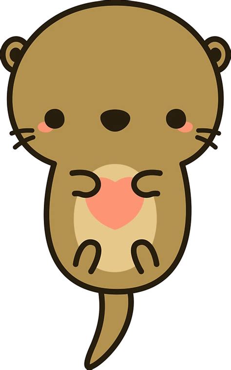 Cute Otter Drawing | Free download on ClipArtMag