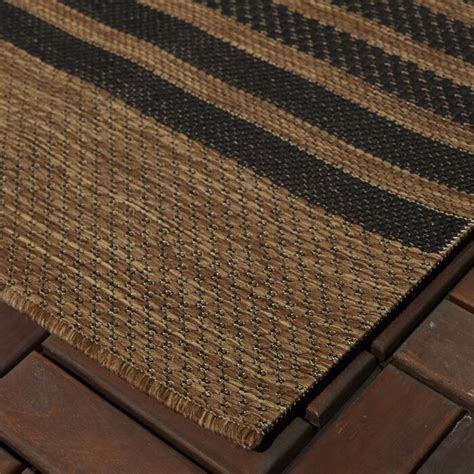 Sophia Black/Brown Indoor/Outdoor Rug & Reviews | AllModern