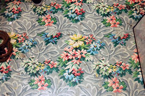 Beautiful Vintage Linoleum Pattern | The ancient farmhouse I… | Flickr