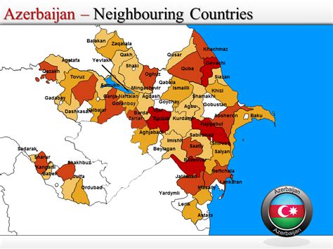 Azerbaijan Map - Azerbaijan • mappery