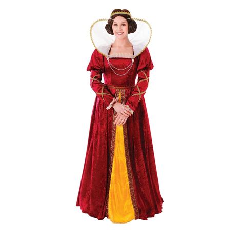 Buy Bristol Novelty- Costume ELIZABETH - Femme (Rouge / or) - UTBN855 ...