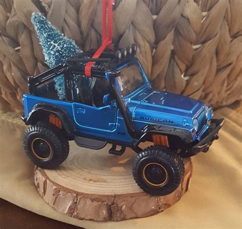 Jeep Wrangler TJ Christmas Ornament With Tree - Etsy