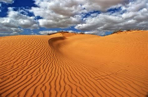 Sand Dunes landscape with sky and clouds in Israel image - Free stock ...