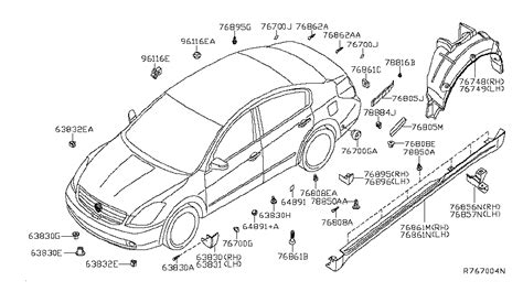 76749-JA000 - Genuine Nissan Parts