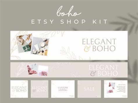 Etsy banner set Etsy shop banner Etsy banner template Etsy | Etsy