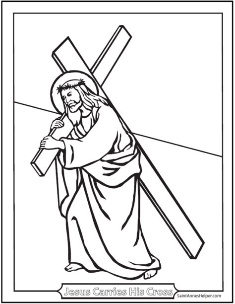 14 Stations Of The Cross PDF Booklet To Print By St. Alphonsus Liguori