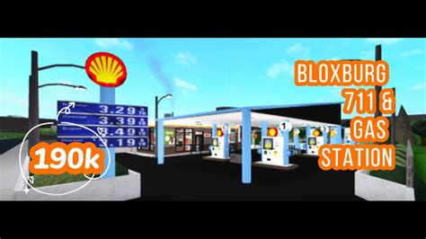 Bloxburg 711 & Gas Station! I Tour & Speed Build - YouTube