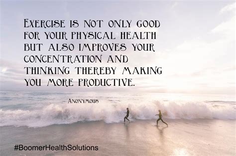 Exercise is not only good for your Physical health but also improves ...