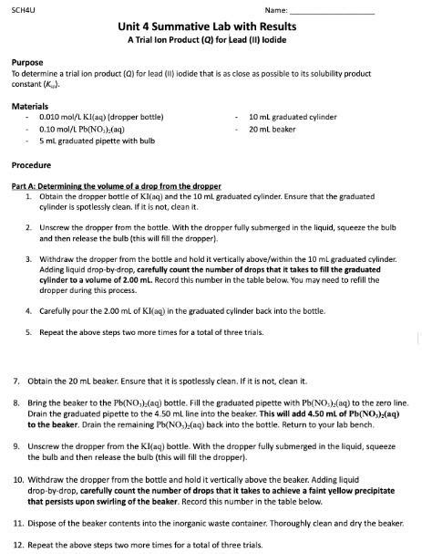 Calculate the molar solubility of lead (II) iodide at | Chegg.com