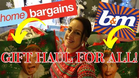 B&M and Home Bargains HAUL/Christmas Gift Ideas for ALL! - YouTube