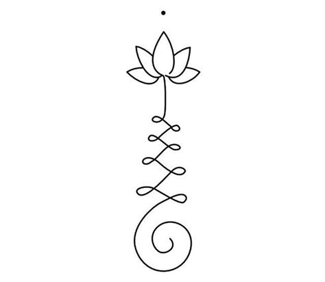 The unalome is a beautiful arcane symbol representing enlightenment ...