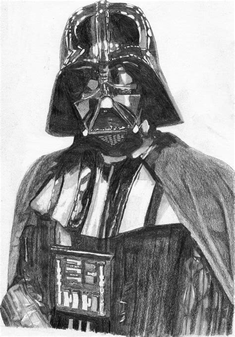 Drawing I drew of Darth Vader for a certain Pinner... Wait how would ...