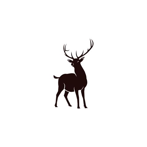 Deer logo design inspiration in brown color. 5546345 Vector Art at Vecteezy