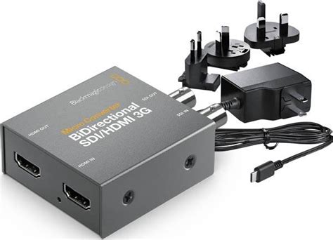 Blackmagic HDMI / SDI 3G - Bi-Directional - BMD-CONVBDC/SDI/HDMI03G/PS ...