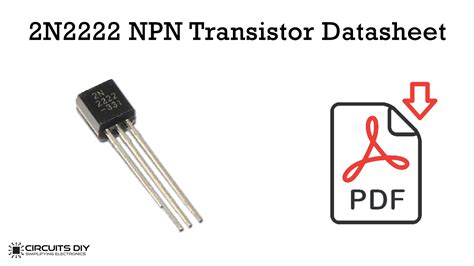 2N2222 NPN Transistor - Datasheet