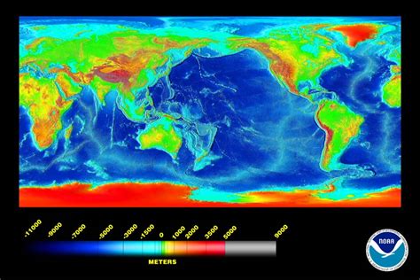 Ocean Depth Map